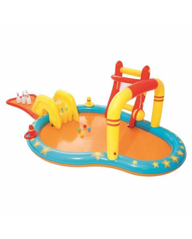 Bestway Piscina Gonfiabile Parco Giochi Bowling 435x213x117 cm +2 Anni Giardino 53068