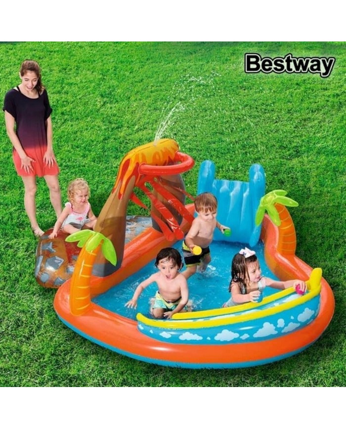 Piscina Gonfiabile C/C. PISCINA 2.65X2.65X1.04M HINCHABLE Bestway Multicolore Piscina Gonfiabile C/C. PISCINA 2.65X2.65X1.04M HINCHABLE Bestway Multicolore