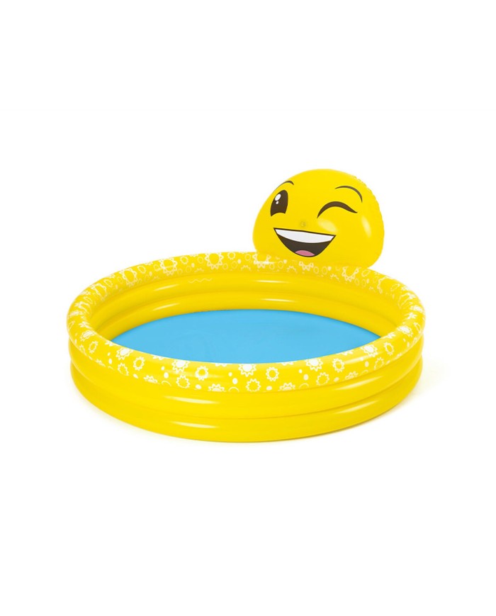 Bestway Piscina Gonfiabile Infantile Getto Sorriso 165x144x69 cm +2 Anni Giardino 53081 Bestway Piscina Gonfiabile Infantile Getto Sorriso 165x144x69 cm +2 Anni Giardino 53081