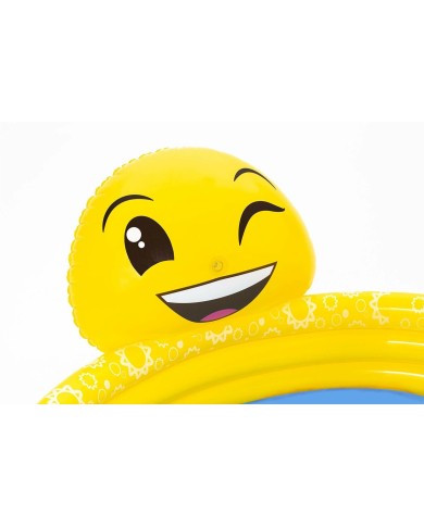 Bestway Piscina Gonfiabile Infantile Getto Sorriso 165x144x69 cm +2 Anni Giardino 53081