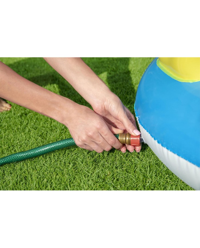 Bestway Piscina Gonfiabile Parco Giochi Arcobaleno 257x145x91 cm +2 Anni Giardino 53092 Bestway Piscina Gonfiabile Parco Giochi Arcobaleno 257x145x91 cm +2 Anni Giardino 53092