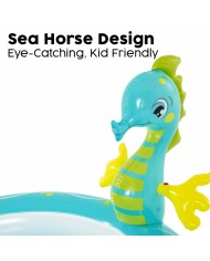 Bestway Piscina Gonfiabile per Bambini Getto Cavallo 188x160x86 cm +2 Anni Giardino 53114 Bestway Piscina Gonfiabile per Bambini Getto Cavallo 188x160x86 cm +2 Anni Giardino 53114