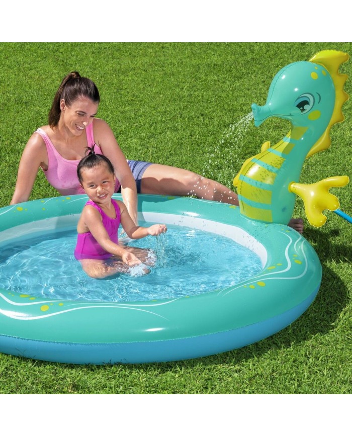 Bestway Piscina Gonfiabile per Bambini Getto Cavallo 188x160x86 cm +2 Anni Giardino 53114 Bestway Piscina Gonfiabile per Bambini Getto Cavallo 188x160x86 cm +2 Anni Giardino 53114