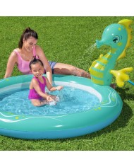 Bestway Piscina Gonfiabile per Bambini Getto Cavallo 188x160x86 cm +2 Anni Giardino 53114 Bestway Piscina Gonfiabile per Bambini Getto Cavallo 188x160x86 cm +2 Anni Giardino 53114