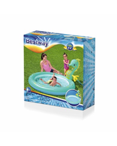 Bestway Piscina Gonfiabile per Bambini Getto Cavallo 188x160x86 cm +2 Anni Giardino 53114