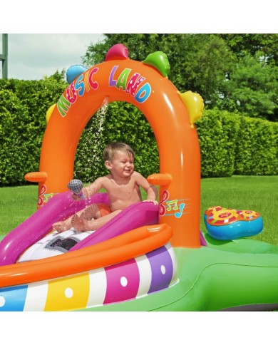 Bestway Piscina Gonfiabile Parco Giochi Musicale 295x190x137 cm +2 Anni Giardino 53117