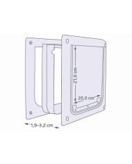 Gattaiola Trixie Bianco Plastica 25 × 29 CM Gattaiola Trixie Bianco Plastica 25 × 29 CM