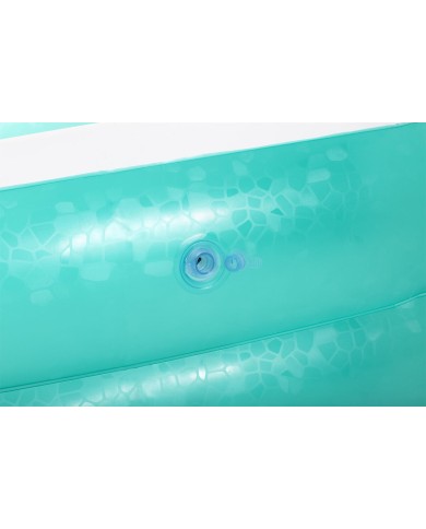 Bestway Piscina Gonfiabile 2 Camere Rettangolare 201x150x51 cm +6 Anni Giardino 54005