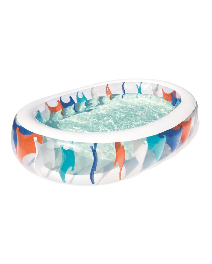 Bestway Piscina Gonfiabile Ellittica 229x152x51 cm +6 Anni Giardino 54066 Bestway Piscina Gonfiabile Ellittica 229x152x51 cm +6 Anni Giardino 54066