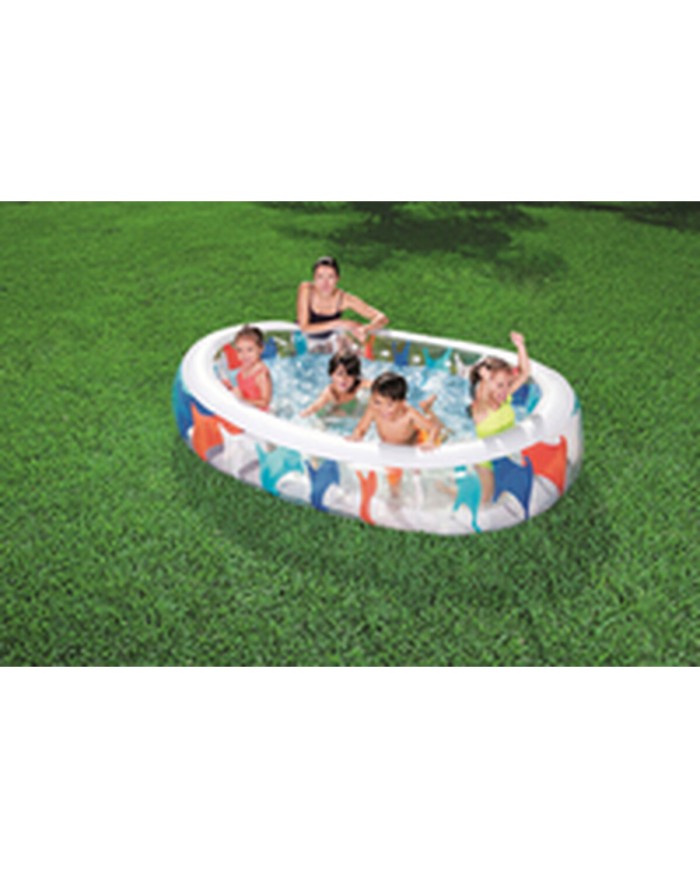 Bestway Piscina Gonfiabile Ellittica 229x152x51 cm +6 Anni Giardino 54066 Bestway Piscina Gonfiabile Ellittica 229x152x51 cm +6 Anni Giardino 54066