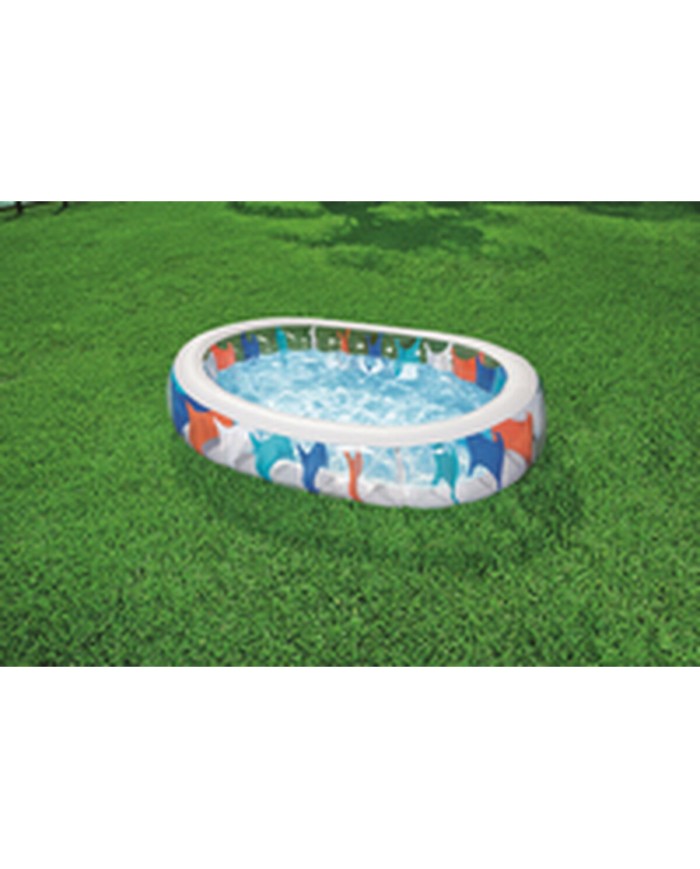 Bestway Piscina Gonfiabile Ellittica 229x152x51 cm +6 Anni Giardino 54066 Bestway Piscina Gonfiabile Ellittica 229x152x51 cm +6 Anni Giardino 54066
