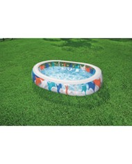 Bestway Piscina Gonfiabile Ellittica 229x152x51 cm +6 Anni Giardino 54066 Bestway Piscina Gonfiabile Ellittica 229x152x51 cm +6 Anni Giardino 54066