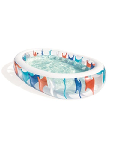 Bestway Piscina Gonfiabile Ellittica 229x152x51 cm +6 Anni Giardino 54066