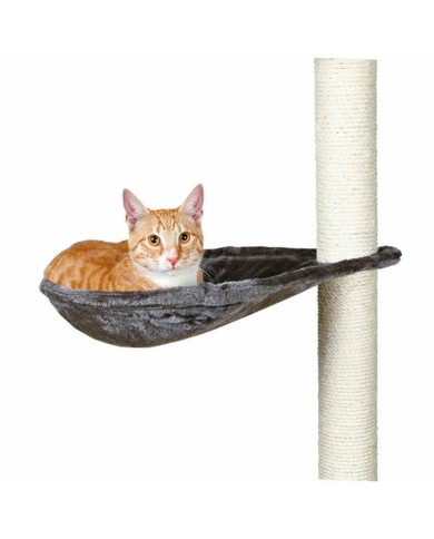 Amaca Pensile per Gatti Trixie Hammock Grigio Metallo