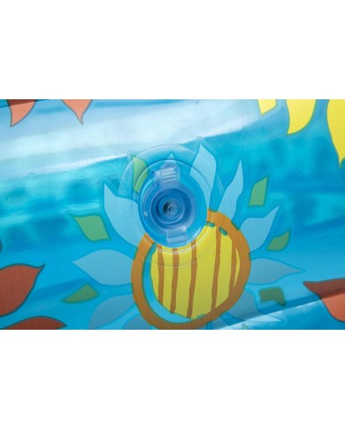 Bestway Piscina Gonfiabile 3 Camere Floreale 229x152x56 cm +6 Anni Giardino 54120