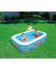 Bestway Piscina Gonfiabile 3 Camere Floreale 229x152x56 cm +6 Anni Giardino 54120 Bestway Piscina Gonfiabile 3 Camere Floreale 229x152x56 cm +6 Anni Giardino 54120