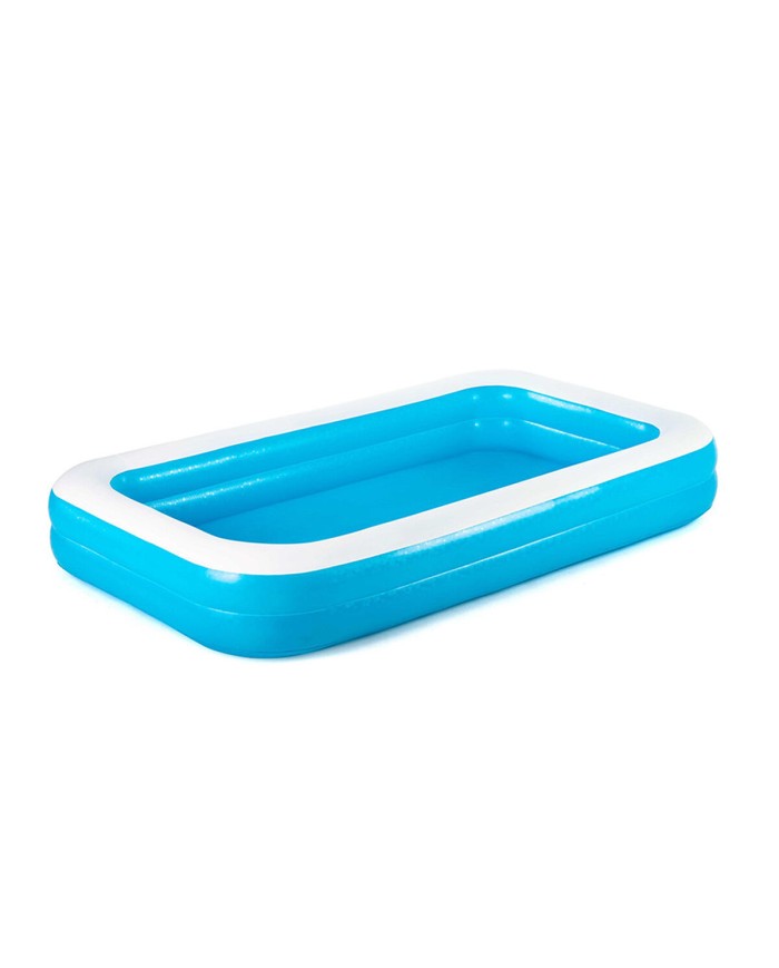 Bestway Piscina Gonfiabile 2 Camere Rettangolare 305x183x46 cm +3 Anni Giardino 54150 Bestway Piscina Gonfiabile 2 Camere Rettangolare 305x183x46 cm +3 Anni Giardino 54150