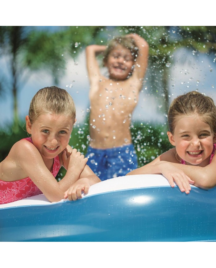 Bestway Piscina Gonfiabile 2 Camere Rettangolare 305x183x46 cm +3 Anni Giardino 54150 Bestway Piscina Gonfiabile 2 Camere Rettangolare 305x183x46 cm +3 Anni Giardino 54150