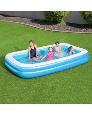 Bestway Piscina Gonfiabile 2 Camere Rettangolare 305x183x46 cm +3 Anni Giardino 54150 Bestway Piscina Gonfiabile 2 Camere Rettangolare 305x183x46 cm +3 Anni Giardino 54150