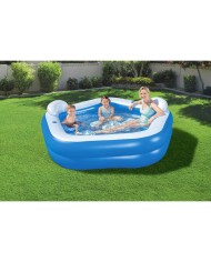 Bestway Piscina Gonfiabile 2 Camere Family 213x206x69 cm +6 Anni Giardino 54153 Bestway Piscina Gonfiabile 2 Camere Family 213x206x69 cm +6 Anni Giardino 54153
