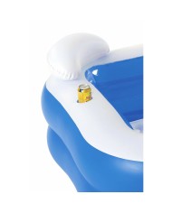 Bestway Piscina Gonfiabile 2 Camere Family 213x206x69 cm +6 Anni Giardino 54153 Bestway Piscina Gonfiabile 2 Camere Family 213x206x69 cm +6 Anni Giardino 54153