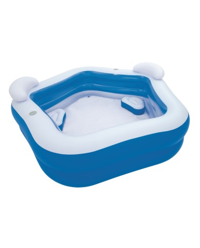 Bestway Piscina Gonfiabile 2 Camere Family 213x206x69 cm +6 Anni Giardino 54153