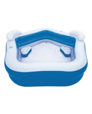 Bestway Piscina Gonfiabile 2 Camere Family 213x206x69 cm +6 Anni Giardino 54153 Bestway Piscina Gonfiabile 2 Camere Family 213x206x69 cm +6 Anni Giardino 54153