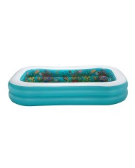 Bestway Piscina Gonfiabile 2 Camere Fondo 3D Marina con Accessori 262x175x51 cm +3 Anni Giardino 54177 Bestway Piscina Gonfiabile 2 Camere Fondo 3D Marina con Accessori 262x175x51 cm +3 Anni Giardino 54177