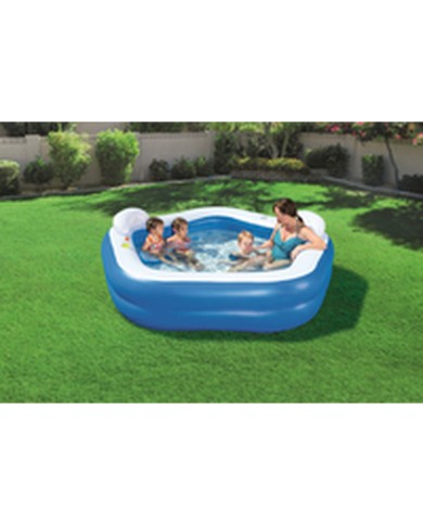 Bestway Piscina Gonfiabile 2 Camere Family 213x206x69 cm +6 Anni Giardino 54153