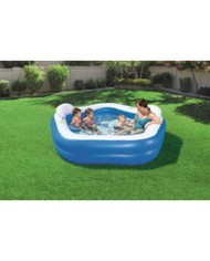 Bestway Piscina Gonfiabile 2 Camere Family 213x206x69 cm +6 Anni Giardino 54153 Bestway Piscina Gonfiabile 2 Camere Family 213x206x69 cm +6 Anni Giardino 54153