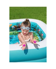 Bestway Piscina Gonfiabile 2 Camere Fondo 3D Marina con Accessori 262x175x51 cm +3 Anni Giardino 54177 Bestway Piscina Gonfiabile 2 Camere Fondo 3D Marina con Accessori 262x175x51 cm +3 Anni Giardino 54177