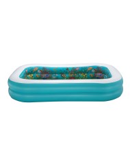 Bestway Piscina Gonfiabile 2 Camere Fondo 3D Marina con Accessori 262x175x51 cm +3 Anni Giardino 54177 Bestway Piscina Gonfiabile 2 Camere Fondo 3D Marina con Accessori 262x175x51 cm +3 Anni Giardino 54177