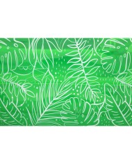 Bestway Piscina Gonfiabile 2 Camere Tropical 231x231x51 cm +6 Anni Giardino 54336