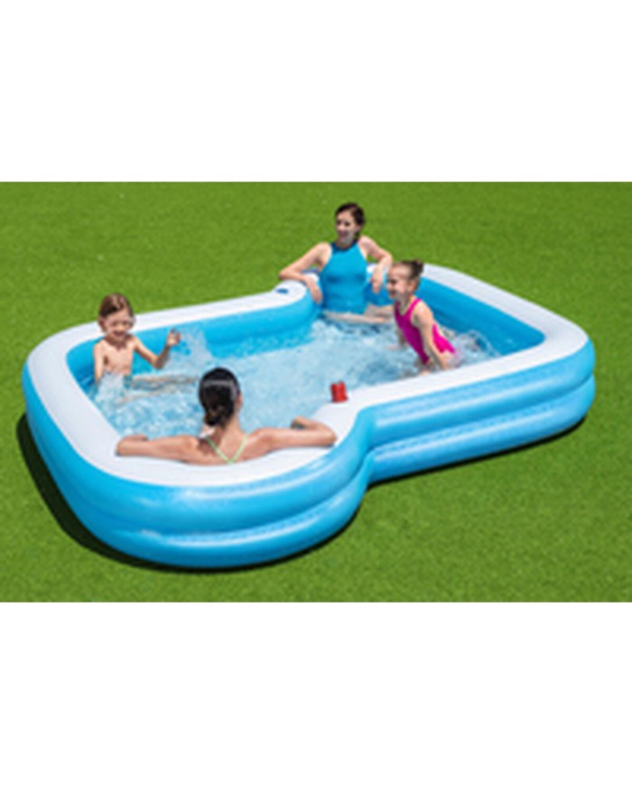 Bestway Piscina Gonfiabile 2 Camere Family 305x274x46 cm +3 Anni Giardino 54321 Bestway Piscina Gonfiabile 2 Camere Family 305x274x46 cm +3 Anni Giardino 54321