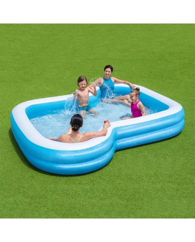 Bestway Piscina Gonfiabile 2 Camere Family 305x274x46 cm +3 Anni Giardino 54321