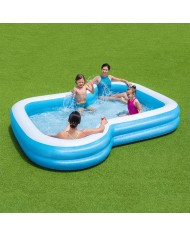 Bestway Piscina Gonfiabile 2 Camere Family 305x274x46 cm +3 Anni Giardino 54321 Bestway Piscina Gonfiabile 2 Camere Family 305x274x46 cm +3 Anni Giardino 54321