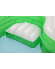 Bestway Piscina Gonfiabile 2 Camere Tropical 231x231x51 cm +6 Anni Giardino 54336