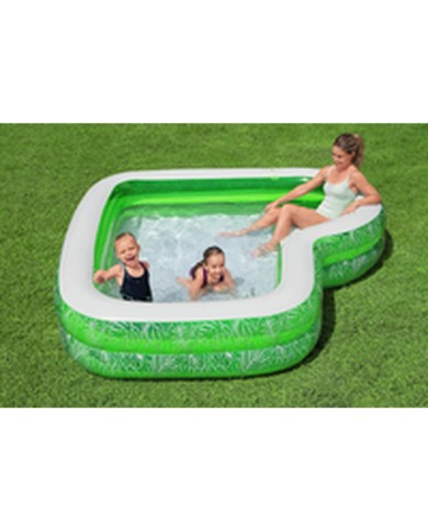 Bestway Piscina Gonfiabile 2 Camere Tropical 231x231x51 cm +6 Anni Giardino 54336 Bestway Piscina Gonfiabile 2 Camere Tropical 231x231x51 cm +6 Anni Giardino 54336