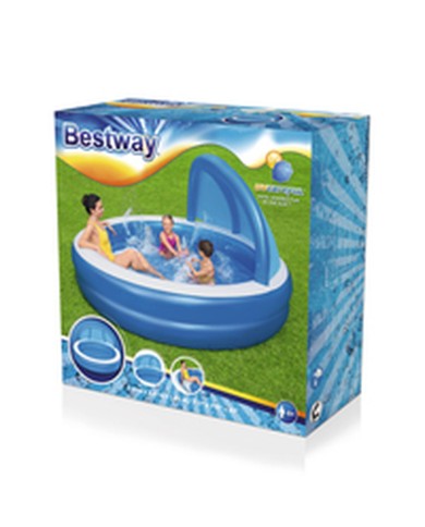 Bestway Piscina Gonfiabile 2 Camere Parasole 241x241x140 cm +6 Anni Giardino 54337 Bestway Piscina Gonfiabile 2 Camere Parasole 241x241x140 cm +6 Anni Giardino 54337