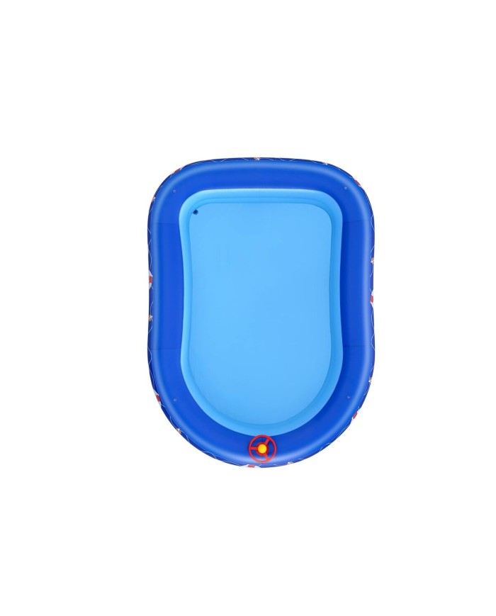 Bestway Piscina Gonfiabile Bambini Tetto Rimovibile Barca con Volante 213x155x132 cm +3 Anni Giardino 54370
