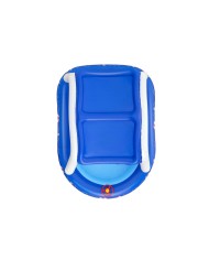 Bestway Piscina Gonfiabile Bambini Tetto Rimovibile Barca con Volante 213x155x132 cm +3 Anni Giardino 54370