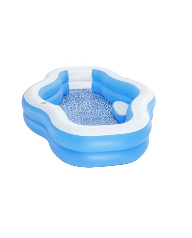 Bestway Piscina Gonfiabile Familiare 270x198x51 cm +6 Anni Giardino 54409 Bestway Piscina Gonfiabile Familiare 270x198x51 cm +6 Anni Giardino 54409