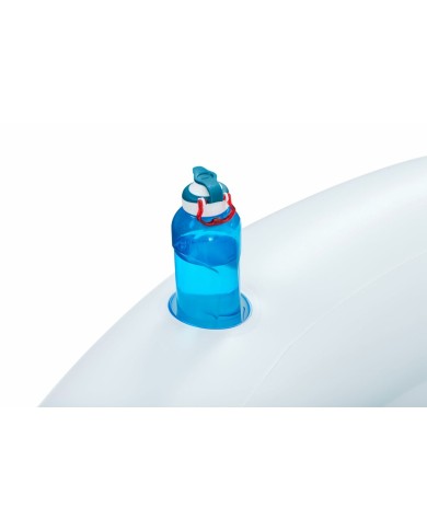 Bestway Piscina per Bambini 2 Anelli Arcobaleno 206x206x51 cm +6 Anni Giardino 54443