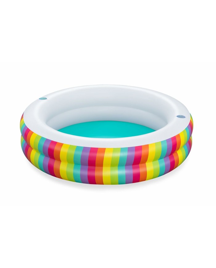 Bestway Piscina per Bambini 2 Anelli Arcobaleno 206x206x51 cm +6 Anni Giardino 54443 Bestway Piscina per Bambini 2 Anelli Arcobaleno 206x206x51 cm +6 Anni Giardino 54443