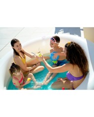 Bestway Piscina per Bambini 2 Anelli Arcobaleno 206x206x51 cm +6 Anni Giardino 54443 Bestway Piscina per Bambini 2 Anelli Arcobaleno 206x206x51 cm +6 Anni Giardino 54443