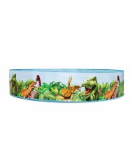Bestway Piscina Rigida Infantile PVC Dinosauri 244x46 cm +3 Anni Giardino 55001 Bestway Piscina Rigida Infantile PVC Dinosauri 244x46 cm +3 Anni Giardino 55001