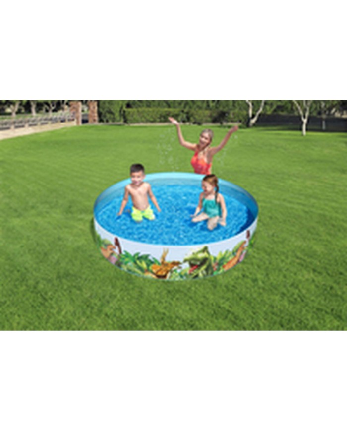 Bestway Piscina Rigida Infantile PVC Dinosauri 244x46 cm +3 Anni Giardino 55001 Bestway Piscina Rigida Infantile PVC Dinosauri 244x46 cm +3 Anni Giardino 55001