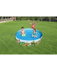 Bestway Piscina Rigida Infantile PVC Dinosauri 244x46 cm +3 Anni Giardino 55001 Bestway Piscina Rigida Infantile PVC Dinosauri 244x46 cm +3 Anni Giardino 55001