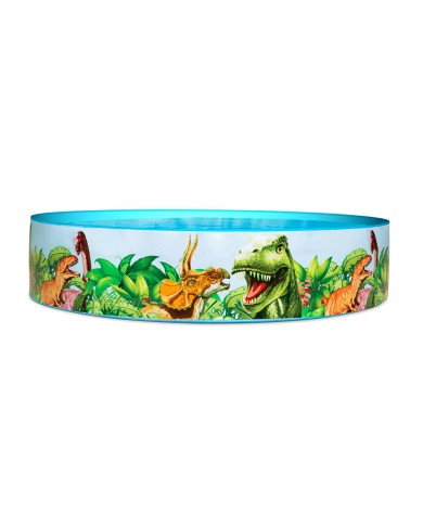 Bestway Piscina Rigida Infantile PVC Dinosauri 244x46 cm +3 Anni Giardino 55001