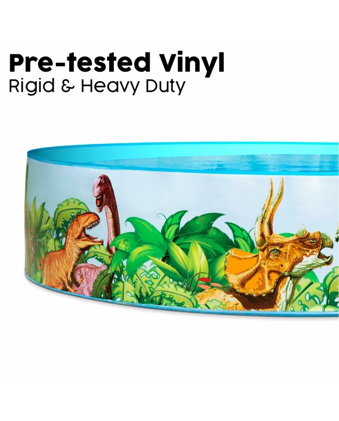 Bestway Piscina Rigida per Bambini PVC Dinosauri 183x38 cm +2 Anni Giardino 55022 Bestway Piscina Rigida per Bambini PVC Dinosauri 183x38 cm +2 Anni Giardino 55022